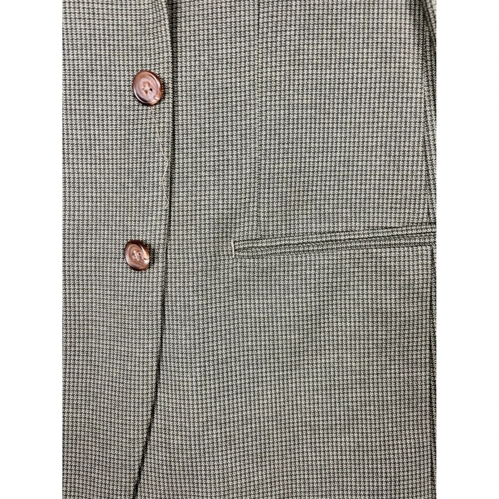 Lauren Ralph Lauren Mens 42R Blazer Brown Micro Houndstooth Sport Coat 2-Button